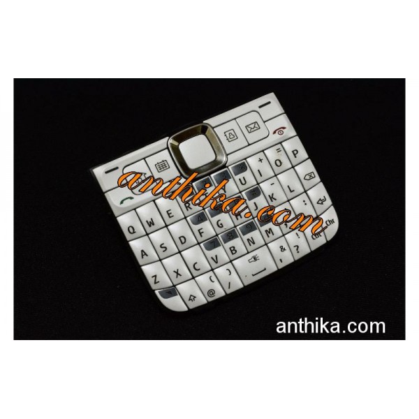 Nokia E63 Tuş Orjinal Keypad White New