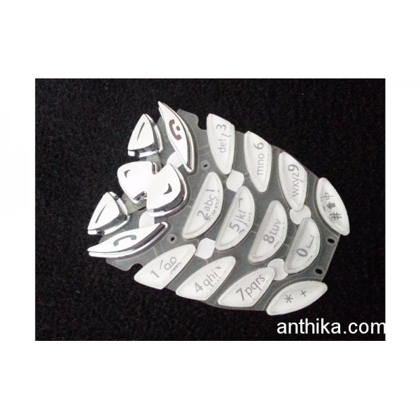 Nokia 8310 Tuş Orjinal Keypad All White 9790518