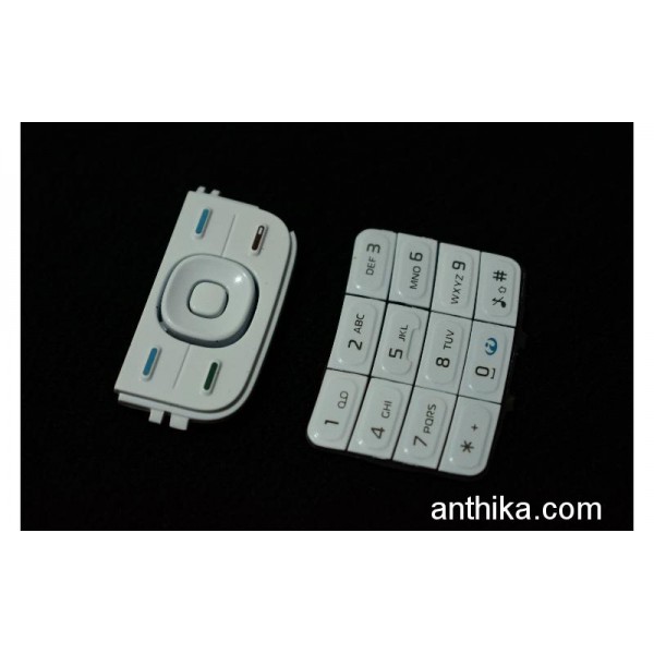 Nokia 5200 5300 Tuş Orjinal Kalitesinde White New
