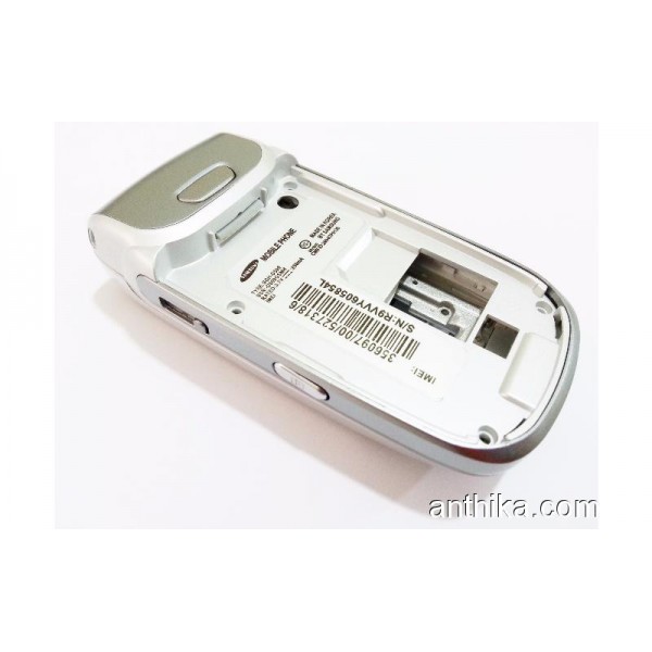 Samsung D500 Kapak Kasa Orjinal Housing Silver