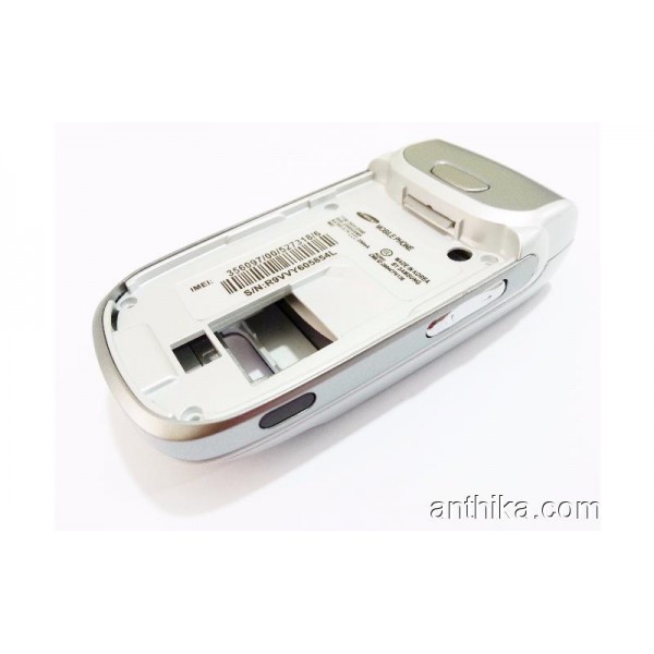 Samsung D500 Kapak Kasa Orjinal Housing Silver