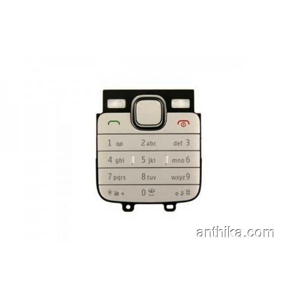 Nokia C1-01 Tuş Orjinal Keypad Silver