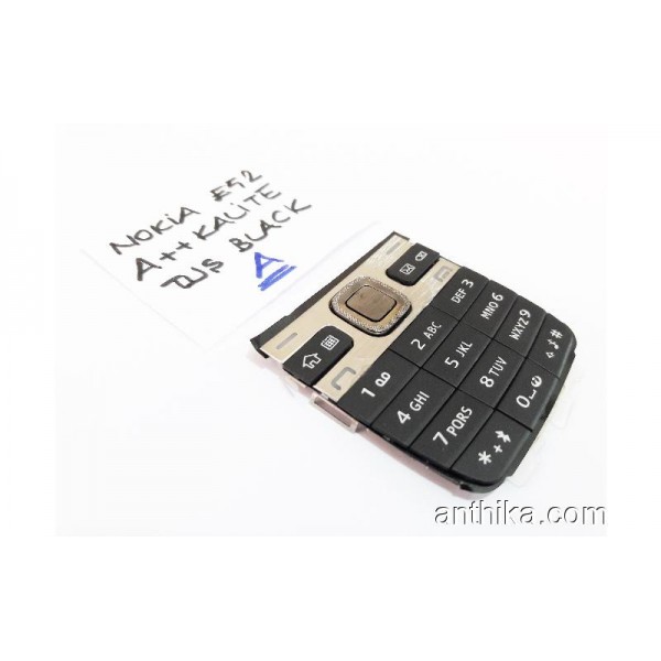 Nokia E52 Tuş Orjinal Kalitesinde Keypad Black