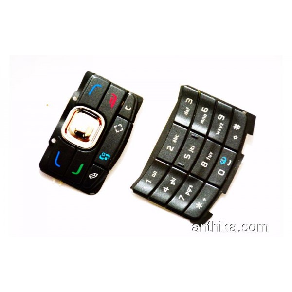 Nokia N80 Tuş Orjinal Kalitesinde Keypad Black Ne...