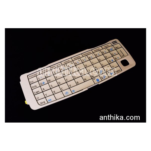 Nokia 9300 Klavye Tuş Original QWERTZ Keypad Germ...