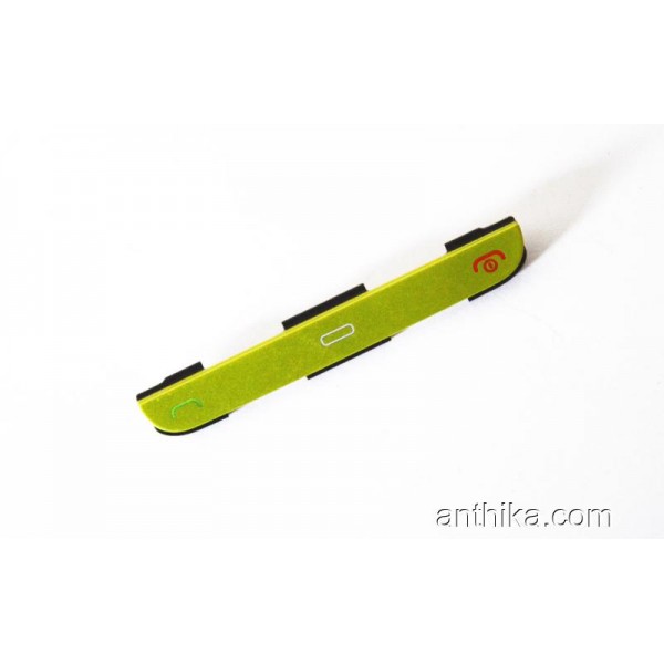 Nokia C5-03 Tuş Original Menu Keypad Green New