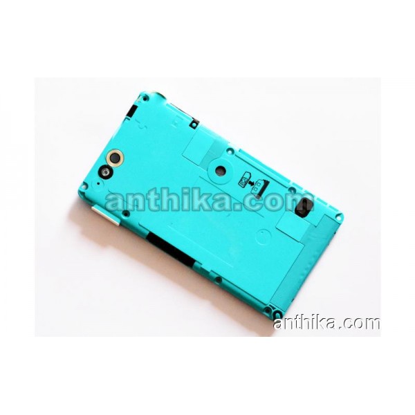 Sony Xperia Go ST27i Kasa Flex Original Middle Cover Blue Used 1262-5039