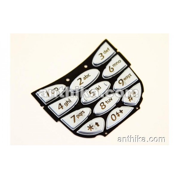 Samsung E800 Tuş Original Numeric Keypad Blue New