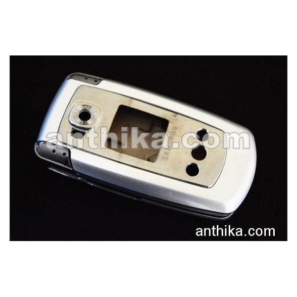 Samsung E770 Kapak Kasa Good Quality Housing Silve...