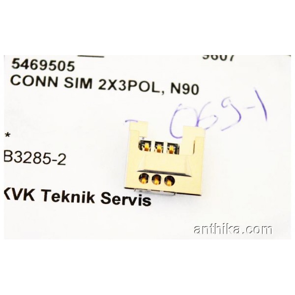 Nokia N90 Sim Kart Yuva Original Sim Conn 2x3 Pol ...