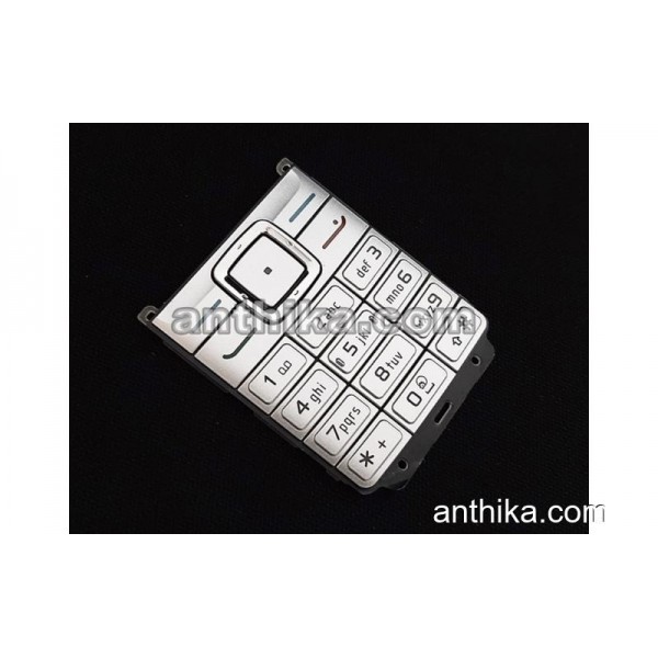 Nokia 6070 Tuş Original Keypad Silver Good Condit...