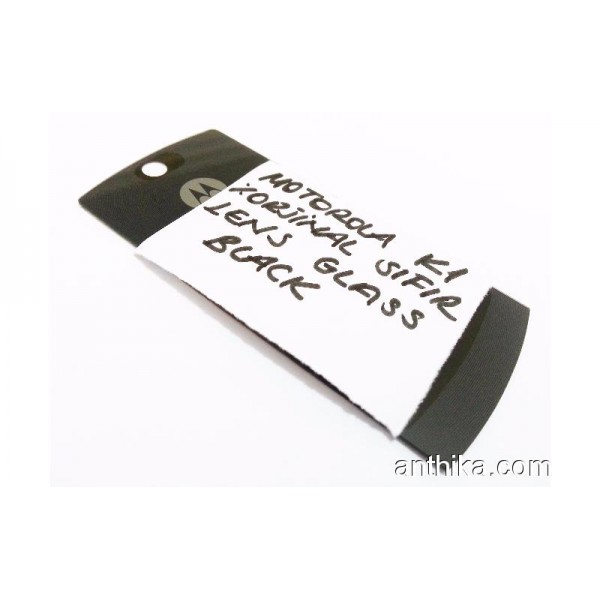 Motorola K1 Ekran Lens Glass Orjinal Cam-Black