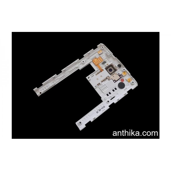 Lg G3 Kamera Çerçeve D855 Kamera Panel Beyaz