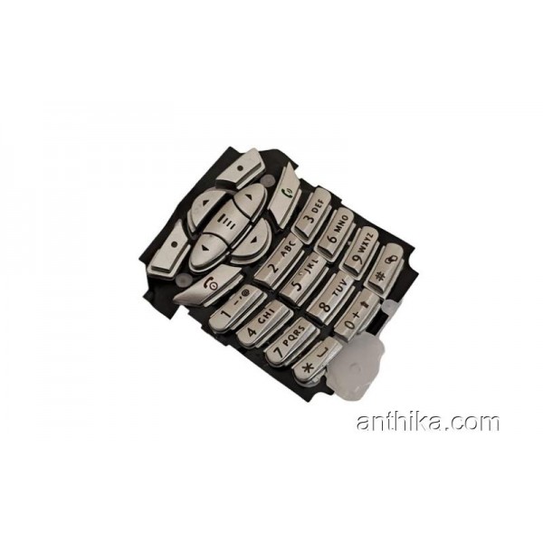 Motorola C350 Tuş Original c350 Keypad Silver New