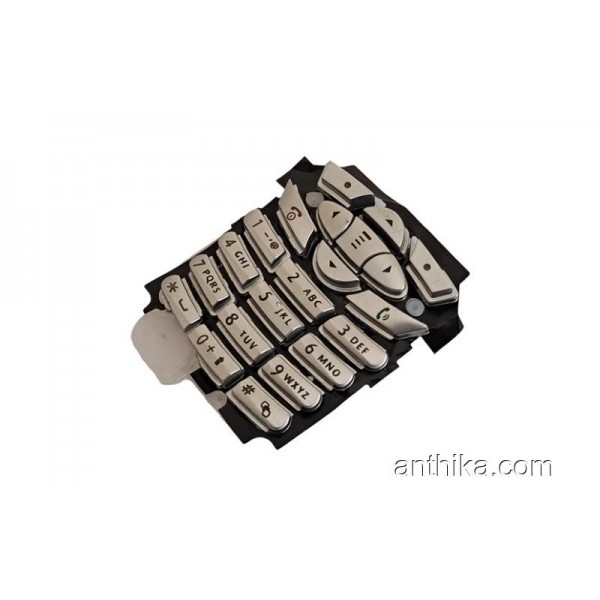 Motorola C350 Tuş Original c350 Keypad Silver New