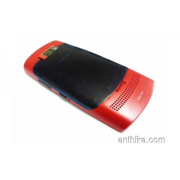 Nokia Asha 303 Kapak Kasa Tuş High Quality Housing Red New