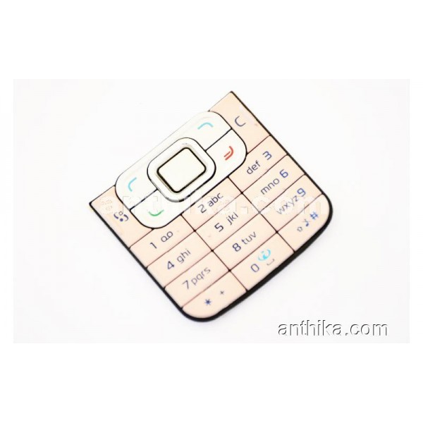 Nokia 6120 Classic Tuş Original Keypad Pink New
