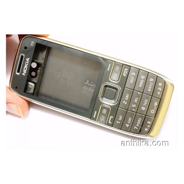 Nokia E52 Kapak Kasa Tuş Orjinal Full Housing Sil...