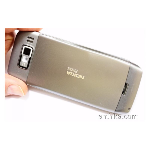 Nokia E52 Kapak Kasa Tuş Orjinal Full Housing Silver Used