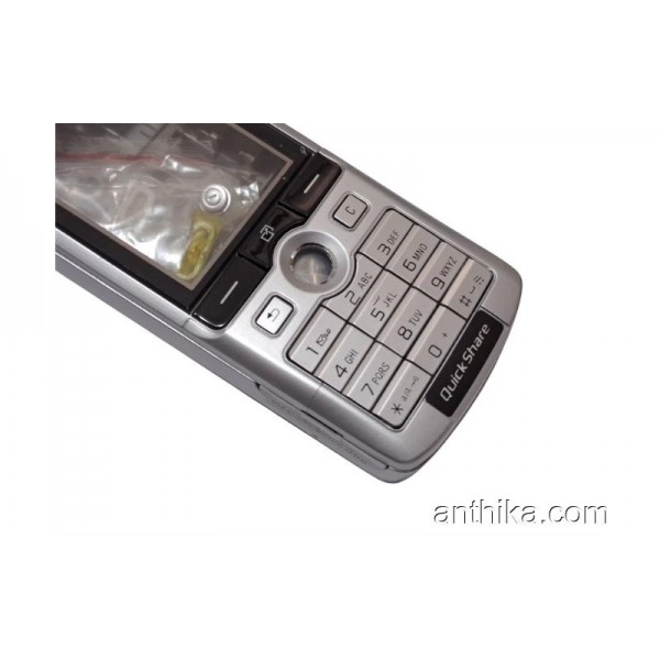Sony Ericsson K750 K750i Kapak Kasa Tuş Full Housing Silver New