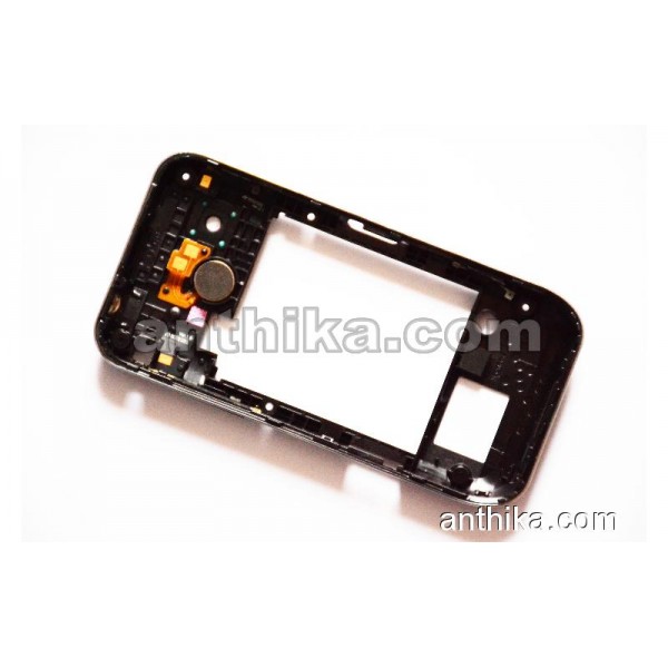 Samsung S5250 Wave 525 Kasa Original Middle Cover Black GH98-17543A