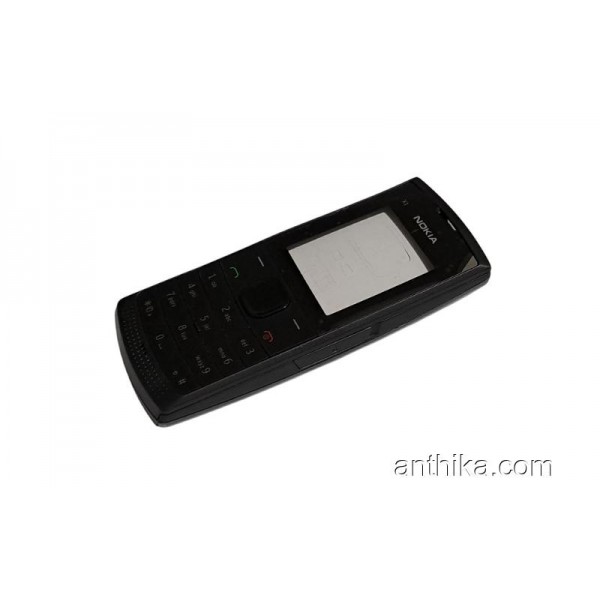 Nokia X1-01 Kapak Kasa Tuş Full Housing Black New