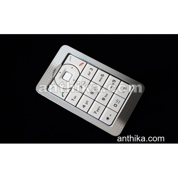 Nokia 6170 Tuş Original Keypad Silver New