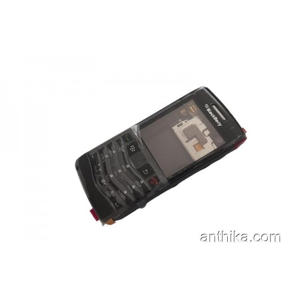 Blackberry 9100 9105 Pearl Kapak Kasa Tuş Original Full Housing Black New
