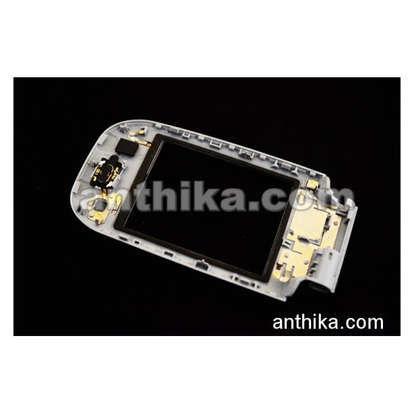 Nokia 6267 Ekran Çerçeve Speaker Original Lcd Display Frame Silver Used