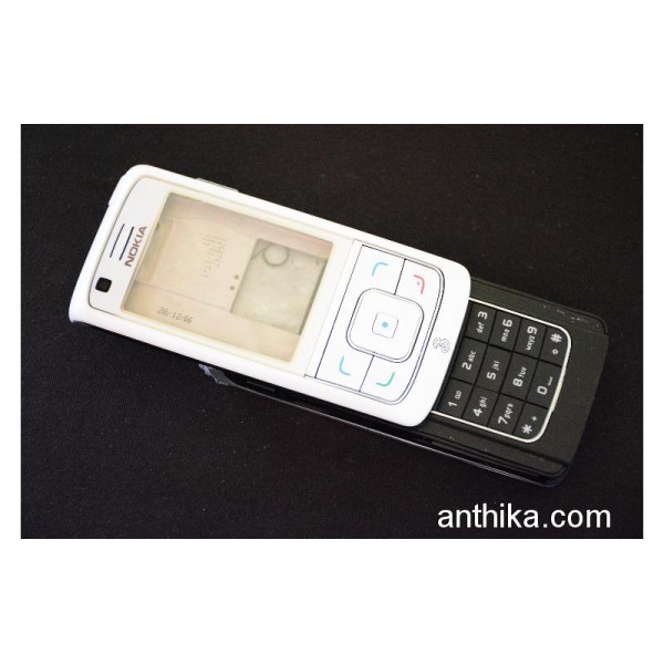 Nokia 6288 Kapak Kasa Tuş Original Full Housing White New