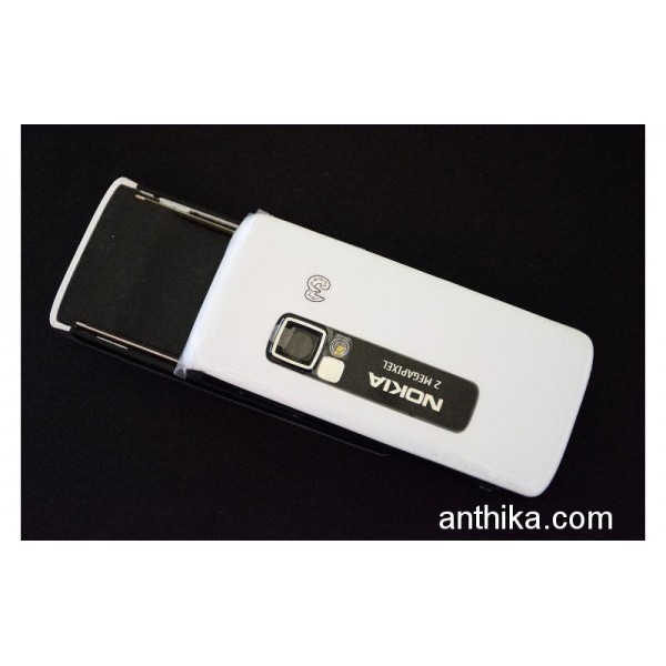 Nokia 6288 Kapak Kasa Tuş Original Full Housing White New