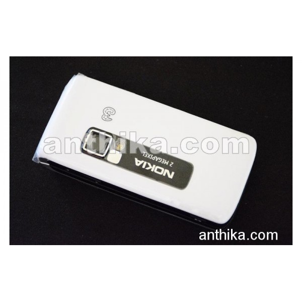 Nokia 6288 Kapak Kasa Tuş Original Full Housing White New
