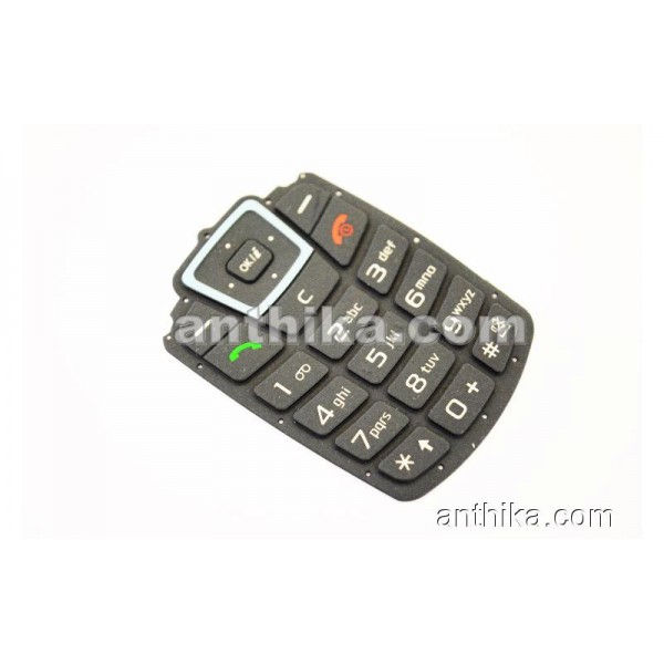 Samsung C260 Tuş Original Keypad Black Blue New