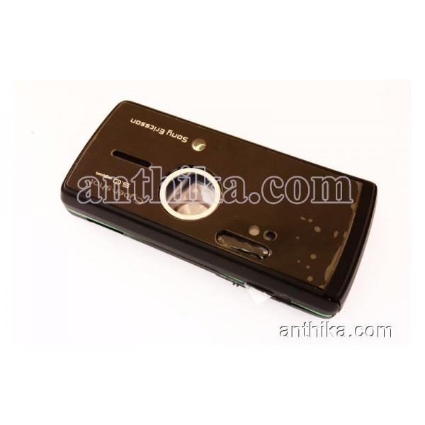 Sony Ericsson K850 Kapak Kasa Tuş High Quality Full Housing Black Green