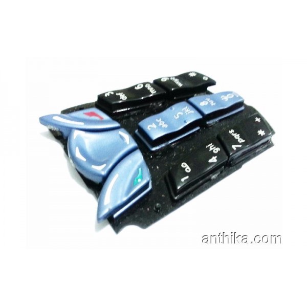 Nokia 7250 7250i Tuş A++Kalite Keypad Blue