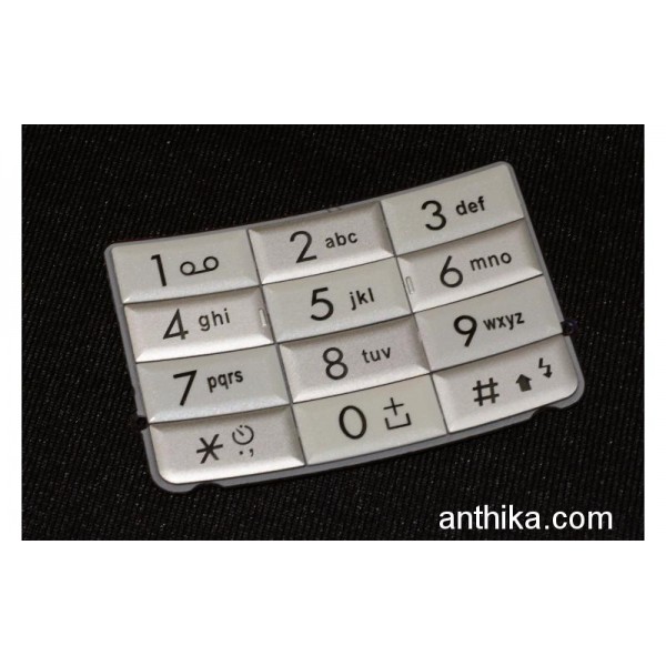 LG KG800 Tuş Orjinal Keypad White New
