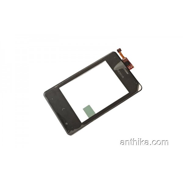 Nokia 502 Dokunmatik Asha 502 Dokunmatik Digitizer Touchscreen Black