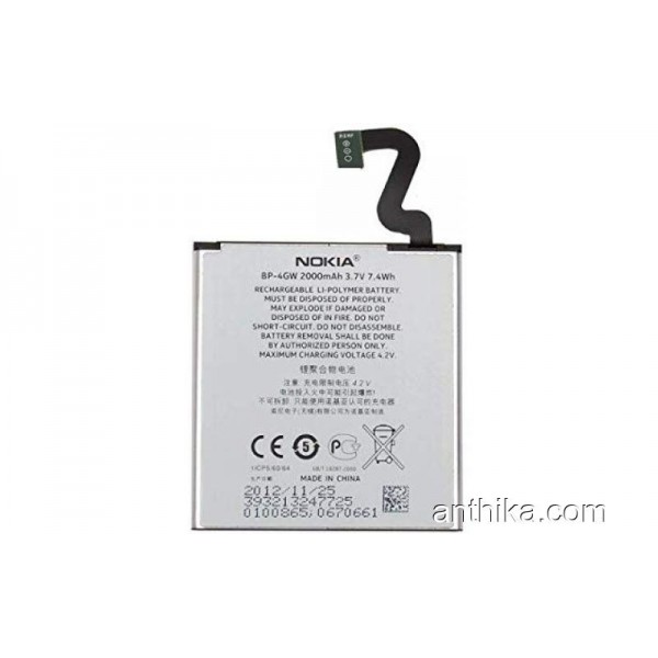 Nokia Bp-4Gw Batarya Pil Original Lumia 625 720 92...