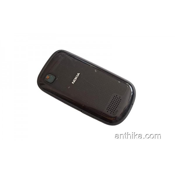 Nokia Asha 201 Kapak Kasa Tuş Original Full Housing Black New