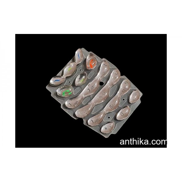 Nokia 3410 Tuş Nokia 6510 Cam Tuş Beyaz