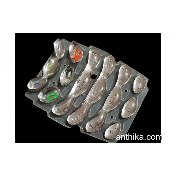 Nokia 3410 Tuş Nokia 6510 Cam Tuş Beyaz