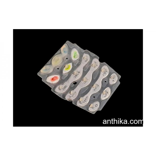 Nokia 3410 Tuş Nokia 6510 Cam Tuş Beyaz