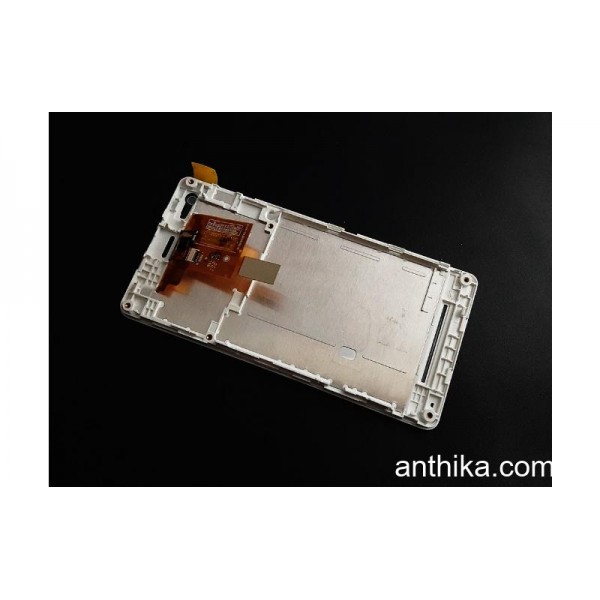 Sony Xperia M C1905 C1904 C2005 Ekran Dokunmatik Panel Çıtalı Beyaz