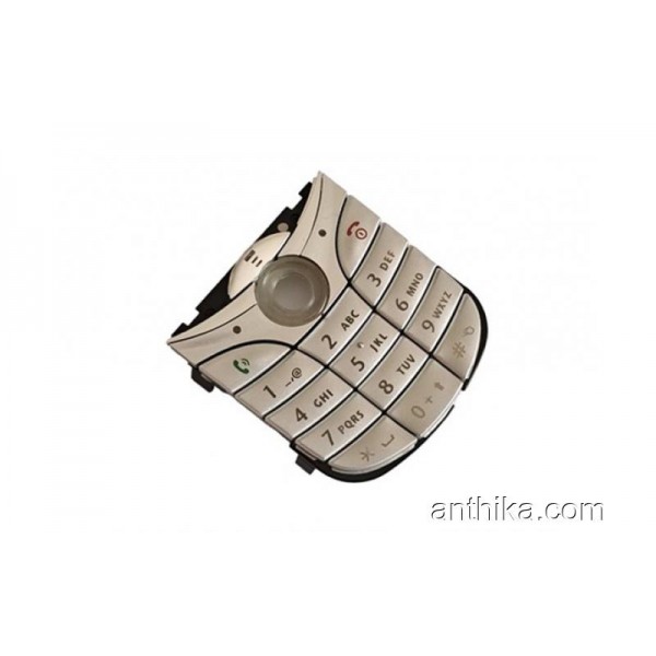 Motorola C650 Tuş Keypad Silver New