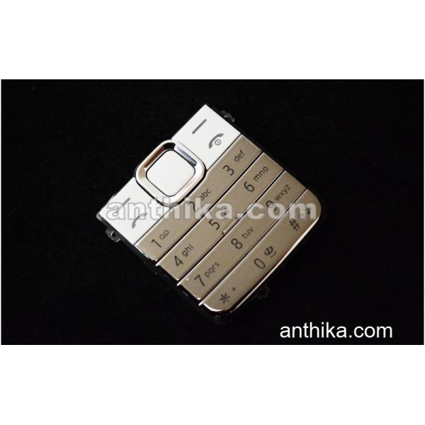 Nokia 7310 Supernova Tuş Original Silver White Ne...
