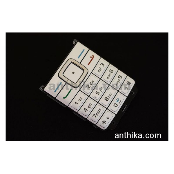 Nokia 6070 Tuş Original Keypad Silver New 9799031
