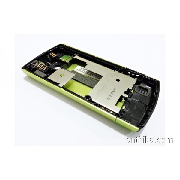 Nokia 6700 Slide Orjinal Orta Kasa Kapak Arka Kapak Green Middle-3