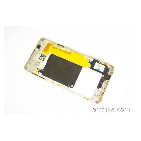 Samsung A7 Gold Kasa Original Middle Frame Used