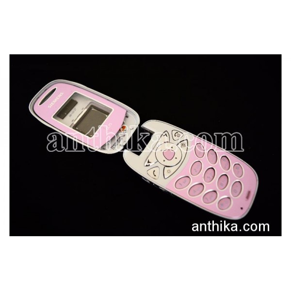 Siemens CL75 Kapak Kasa Tuş Original Housing Pink New Condition