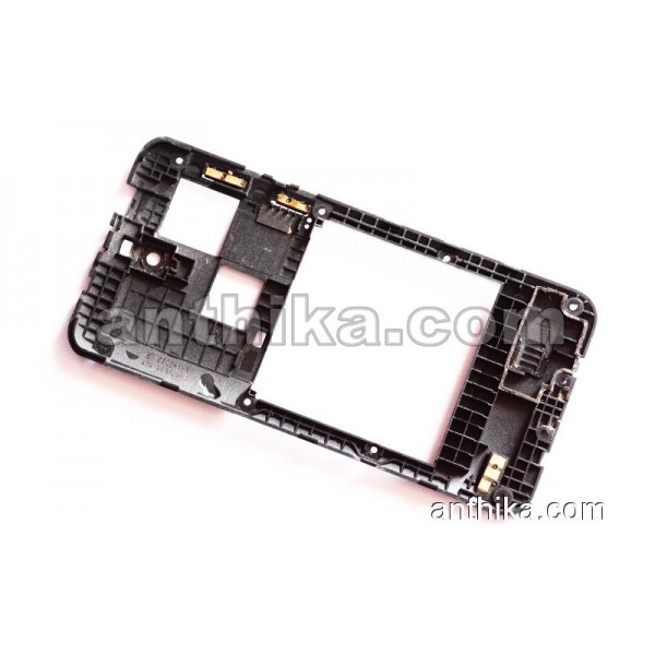 HTC Desire 300 Kasa Original Middle Cover Black Used 74H02605-00M